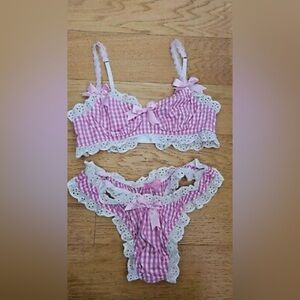 Sexy gingham set 💖